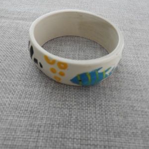 Vintage Hand Painted Bangle